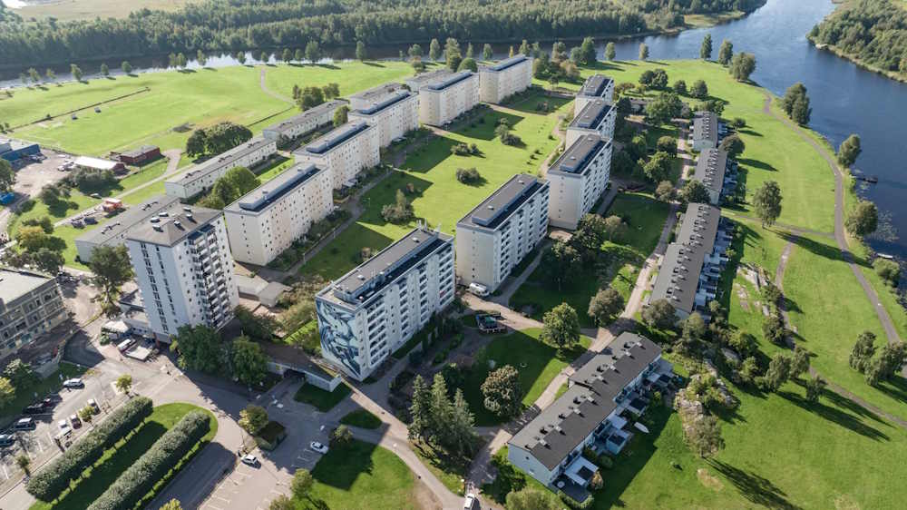 KBAB:s bostadsområde vid vattnet